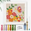 DOODLREAM DIY Punch Needle Embroidery Kit for Adult Beginner, 24cm