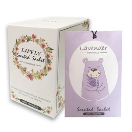 LIFFLY 14 Packs Lavender Scented Sachets Bag for Drawer and Closet Xmas Gift 15 Scents Optional