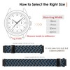 SIMYYO Nylon Magnetic Bands Quick Release Braided Nylon Watch Bands