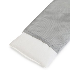 Yoga Studio Odour Free Linseed Eye Pillow, Silver (Silk)