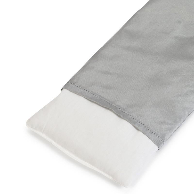 Yoga Studio Odour Free Linseed Eye Pillow, Silver (Silk)