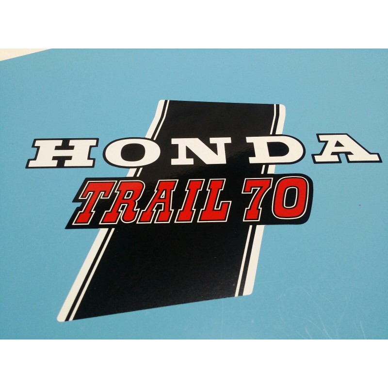 HONDA CT70 TRAIL70 1972 FRAME DECAL GRAPHIC SET (#H47)