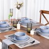 GBHOME Ceramic Dinnerware Sets for 6, 18 Pieces Stoneware Plates