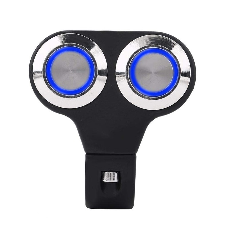22mm Motorcycle Handlebar Switch 7/8 Inch Thianium Alloy Universal Waterproof