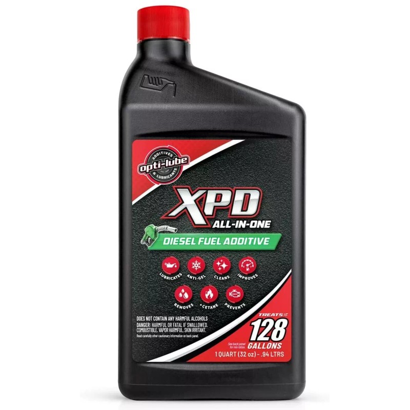 Opti-Lube XPD Formula Diesel Fuel Additive: Quarts 32oz Treats 256