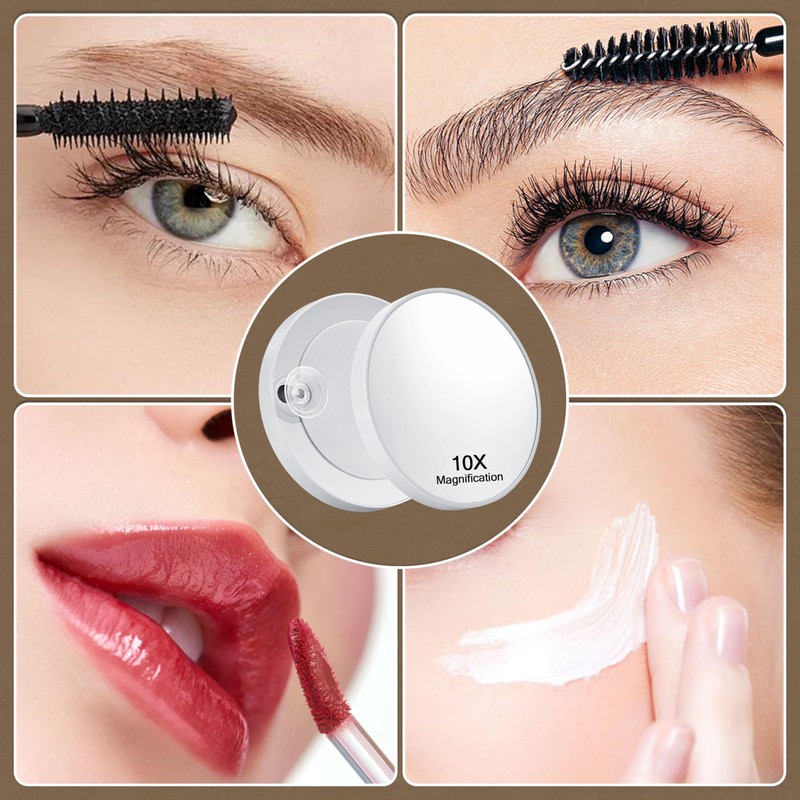 NUSVAN Vanity Mirror with Lights,Makeup Mirror with 17 Dimmable LED