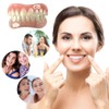 Dentures Set, False Artificial Temporary Teeth Braces Smile Veneers Cosmetic