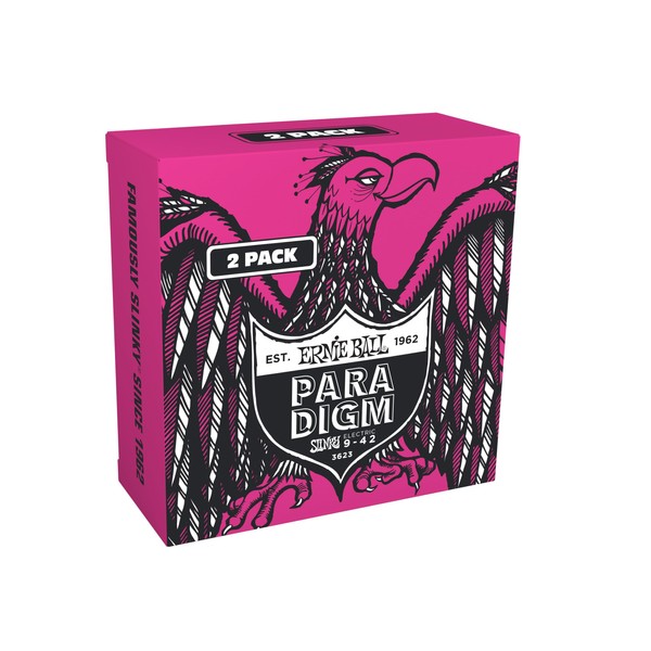 Ernie Ball Super Slinky Paradigm Electric Guitar Strings 2-Pack -