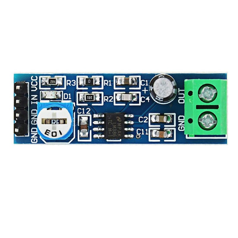 Hailege LM386 Mono Audio Amplifier Module 200 Times AMP Solo