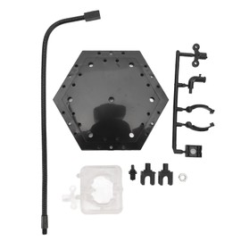 Action Figure Stand, ABS Stainless Steel Doll Figure Display Bracket Stop Motion Model Support Holder for 6inch Doll (Black)