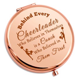 Cheerleader Gifts Thank You Gifts for Friends Compact Mirror Cheerleading Gift Cheer Coach Gift Cheer Mom Gift Folding Makeup Mirror Gift for Cheer Sister Friendship Gift Christmas Birthday Gift