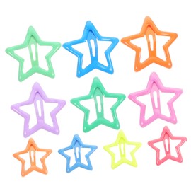 BESPORTBLE 10pcs Star Snap Hair Clips for Adorable Metal Barrettes Hair Accessories present for Durable Fashionable for Daily Use