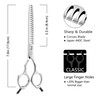 HASHIMOTO Dog Grooming Chunkers for Large Hands,Dog Texturizing Shears,Cat Scissors,19