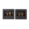 [Banana Plugs x 2] Embedded Type Box Type Speaker Terminal