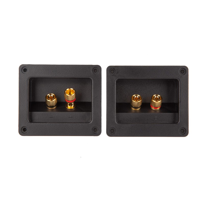 [Banana Plugs x 2] Embedded Type Box Type Speaker Terminal
