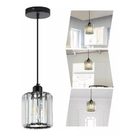 Lumoku Lámpara Colgante Lámpara De Techo Cristal Moderna Decorativa
