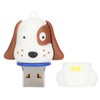 USB Flash Drive Cute Cartoon Black White Dots Face Dog