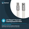 Eastman Lint Wizard Dryer Vent Cleaning Extension Rods, 8 Foot