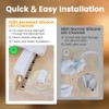 Muzata 16.5FT/5Meter Spotless Silicone LED Channel System Recessed Flexible Tube