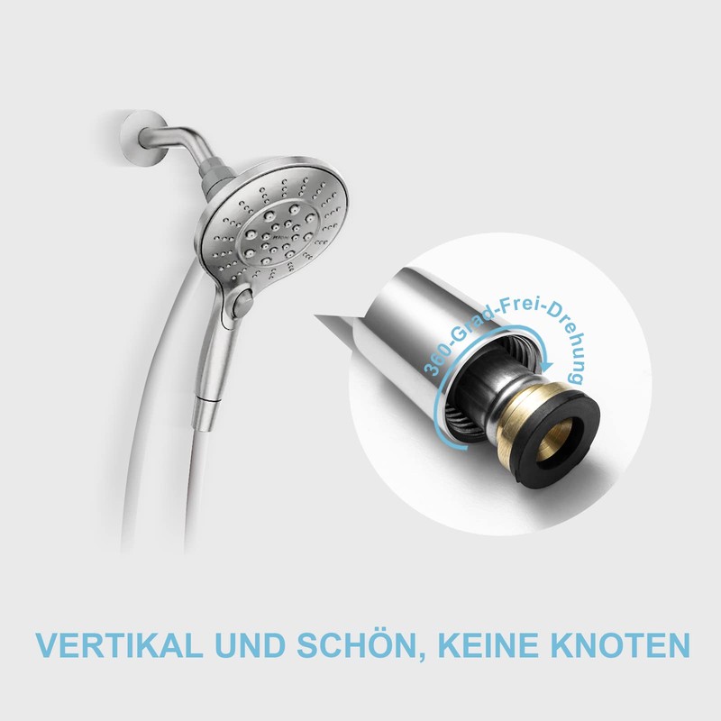 OFFO Shower Hose, Shower Hose, 3.5 m, Universal Shower Pipe