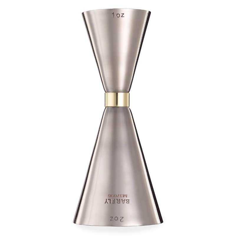 Barfly Cocktail Measuring Jigger, 1 oz x 2 oz, Banded