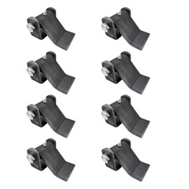8 Pack - Dump Trailer Hinges - Trailer Door Strap - Heavy Duty – Truck Hinges – Weld On Hinge – Steel Weld On Strap – Leaf Style - Tailgate Hinge for Door Gate Body with Grease Zerk (8 PCS)