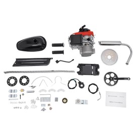HASANEN Bicycle Engine Kit, Upgrading 4 Stroke 53CC Motorized Bicycle Engine Kit Gas Petrol Motorized Powerful Bike Engine Conversion Kit TCI Hand-Pull Start DIY Modified Engine Full Set OHV 1.5kw