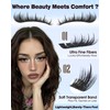 Manga Lash Clusters with Spikes Anime Eyelash Clusters for Baddie