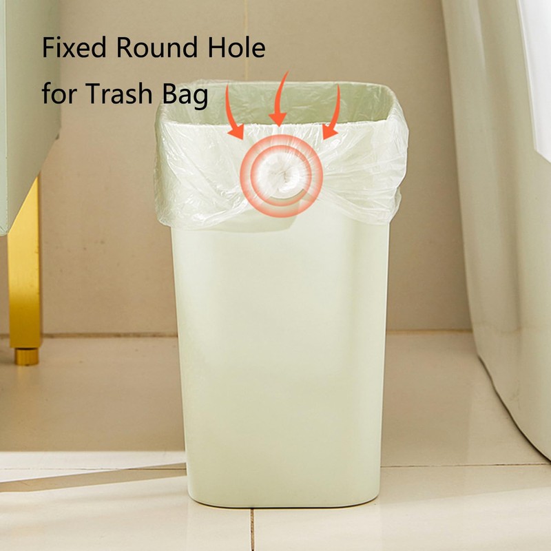Halyuhn Rectanglar Small Trash Can 3 Pack, 3 Gallon/12 L