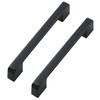 10 Pack Matte Black Cabinet Pulls 5 Inch(128MM) Hole Centers