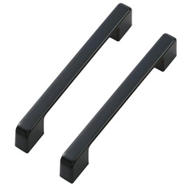10 Pack Matte Black Cabinet Pulls 5 Inch(128MM) Hole Centers Kitchen Cabinet Handles Cabinet Hardware Kitchen Handles for Cabinets Cupboard Handles Drawer Pulls