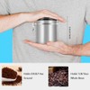 1.5L 304 Stainless Steel Airtight Coffee Beans Container Storage Canister