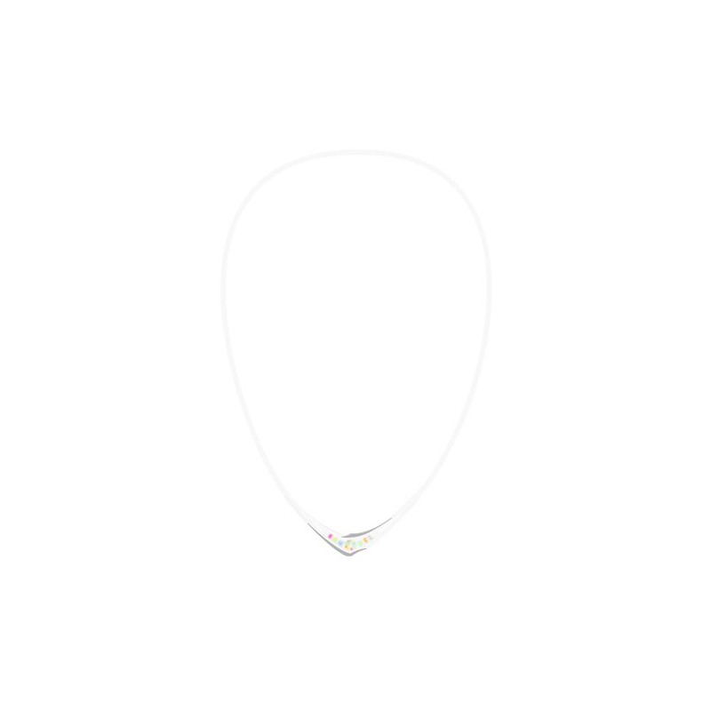 BANDEL Cross Necklace, white