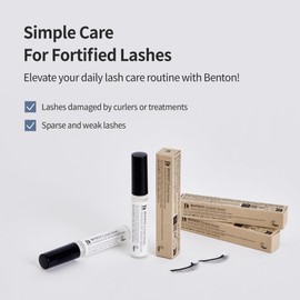 BENTON HONEST Eyelash Serum - Korean Skin Care Lash Serum with Hyaluronic Acid & Peptides | Eyelash & Eyebrow Growth Serum (0.33 fl oz)