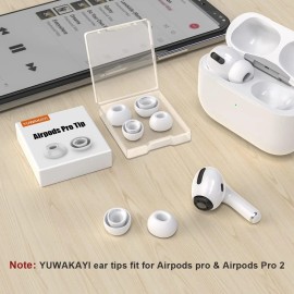 AirPods Pro AirPods Pro 2nd generation [4 Pairs ] Replacement Ear Tips for AirPods