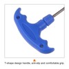 sourcing map H3 T-Handle Hex Key Wrench 3mm S2 Steel