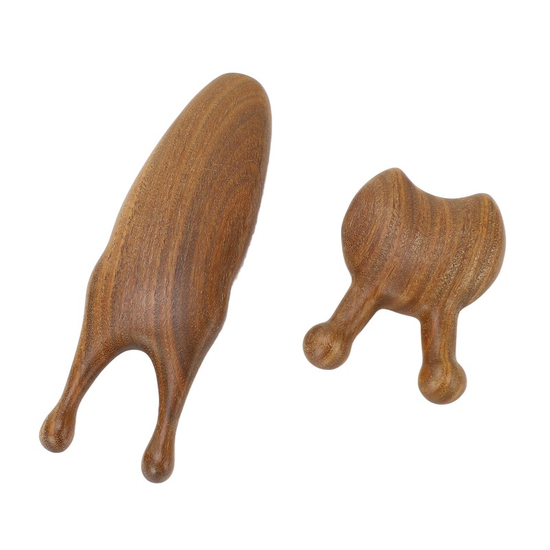 2pcs Nose Maasage Tool Reduce Stress Smoothing Surfaces Sandalwood Nose