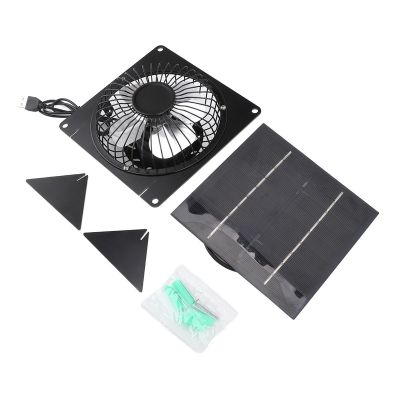 Solar Panel Fan Mini USB Outdoor Portable Cooling Fan Desktop