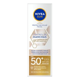 NIVEA Sun | Protector Solar Facial Luminous630 FPS 50 | 40 ml