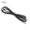 sourcing map 3pcs Speaker RCA Male Plug Jack to Bare