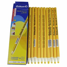 Pelikan Marcadores de Cera Amarillo 10 Piezas