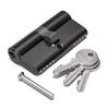 Bwintech 100mm (45/55) Black Cylinder Lock with European Cylinder Lock