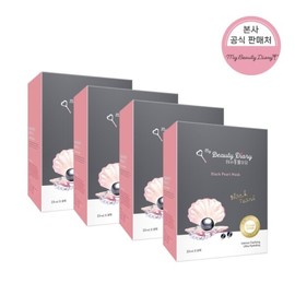 My Beauty Diary MBD Black Pearl Mask Pack 32 sheets monthly care package / 마이뷰티다이어리 MBD 흑진주 마스크팩 32매 한달관리 패키지