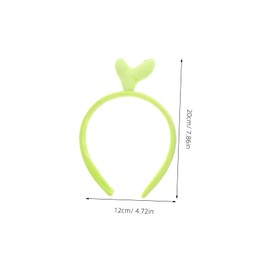 OATIPHO 8 Pcs Bean Sprout Headbands Cute Tree Seedling Hair Hoops for Lightweight Cosplay Headwear for Parties and Face Mask Use Versatile Fun Hair Accessories