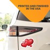 Magnet Me Up Red Hearts Magnet Decal, 6x4 Inches, Heavy