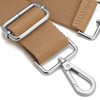 ZOOEASS Silvery Buckles Wide Shoulder Strap (Solid),Adjustable Replacement Belt Crossbody