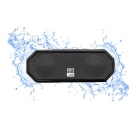 Altec Lansing LifeJacket H2O 4 - Waterproof Bluetooth Speaker, Durable & Portable Speaker with Voice Assistant, 10 Hour Battery Life & 100 Foot Range, Black