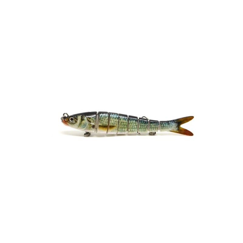 FISHIN ADDICT Roach Multi Jointed Fishing Lure Swimbait Silver Roach