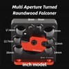 8 Pieces Dowel Maker Jig Kit with Carbide Inserts Imperial
