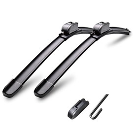 Windshield Wipers, 20'' + 18'' Wiper Blades for Mazda Tribute 2005-2006, Hyundai Elantra 1992-2010, Ford Escape 2005-2007 All-season Automotive Replacement Windshield Wiper Blades (Set of 2)